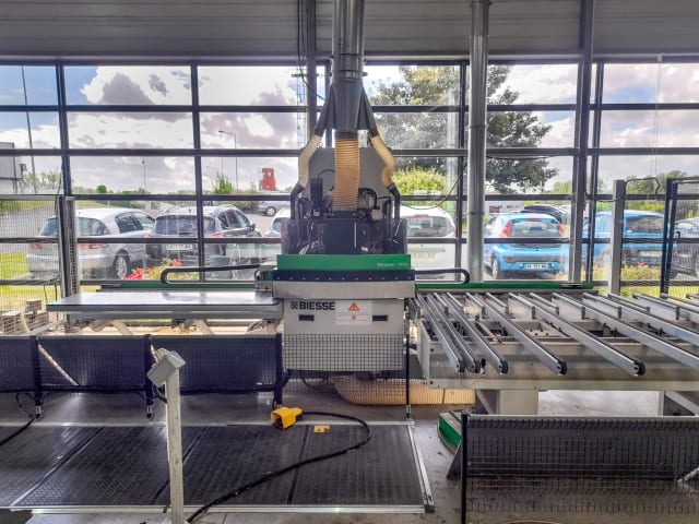 biesse - skipper 100 - máquina flexible de perforación per lavorazione legno