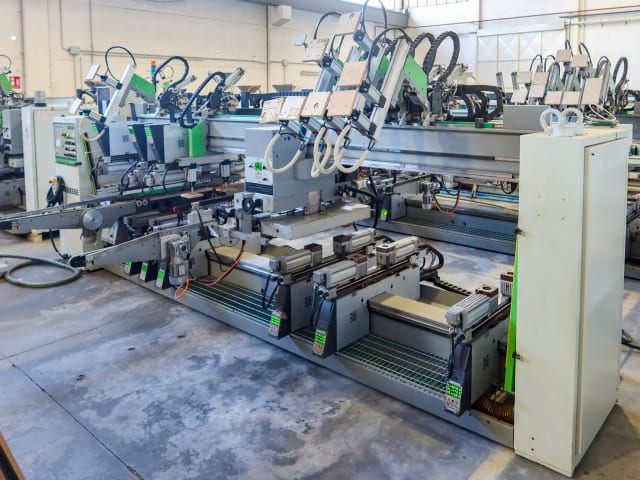 biesse - techno fdt - ligne de percage tourillonage per lavorazione legno