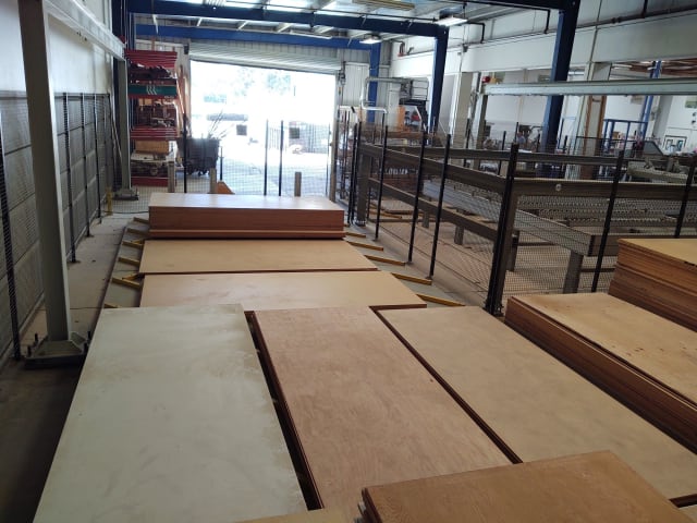 selco + rbo - wnt610 winstore 3dk2 - beam panel saws with automatic warehouse per lavorazione legno