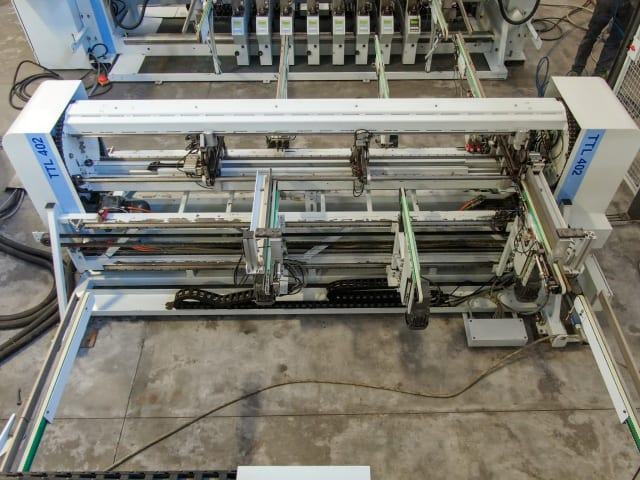 weeke - bst 500 d - drilling line per lavorazione legno