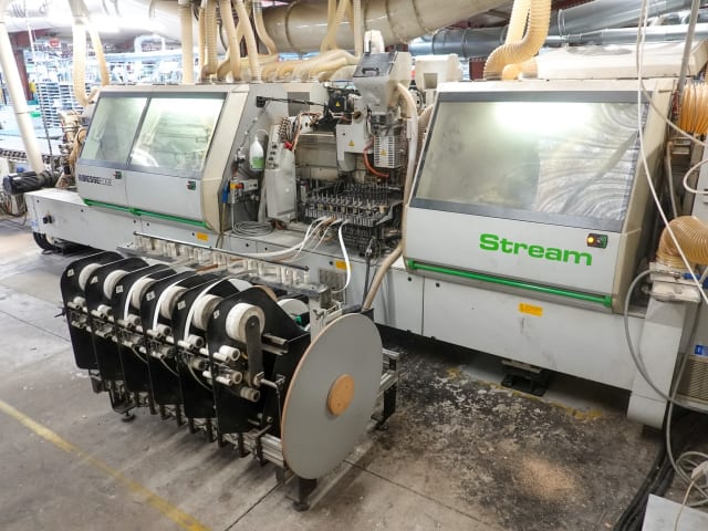 biesse - rbo - stream sb2 9.5 - ligne de façonnage–placage per lavorazione legno