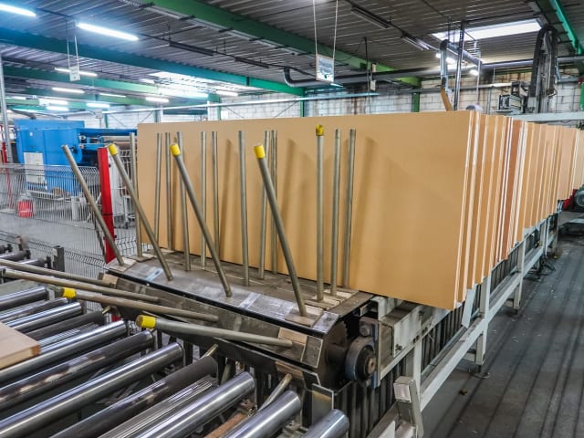 sergiani - las 230 plus - línea de prensado para puertas per lavorazione legno