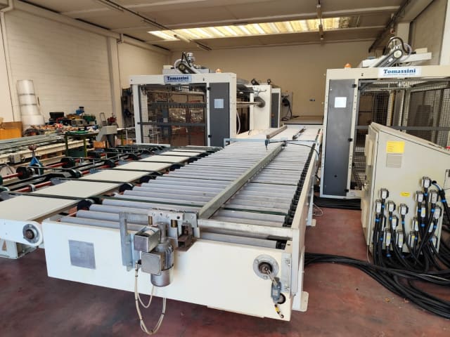 tomassini - rapid/c 100-130 dop - feeding and stacking lines per lavorazione legno