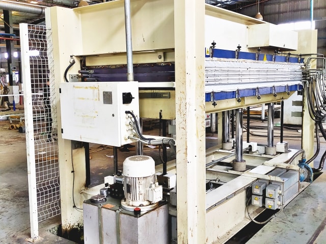 sergiani - gs 6/120 - hot presses per lavorazione legno