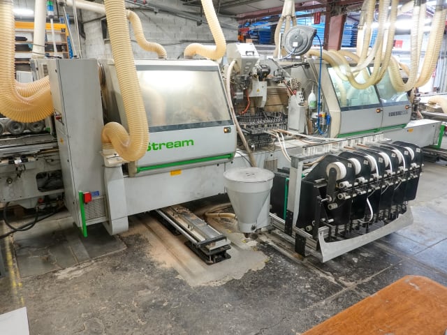 biesse - rbo - stream sb2 9.5 - squaringedgebanding line per lavorazione legno