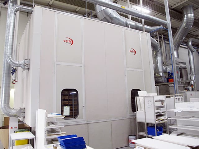 cefla - vn3/3500/190/44 - ovens per lavorazione legno