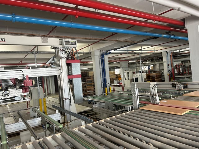 ima + schelling - combima system + ah6 - squaringedgebanding line per lavorazione legno