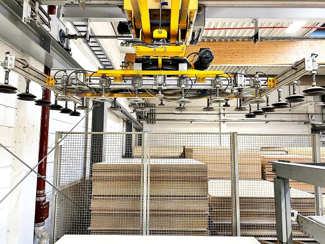 schelling - fh 4 430/220-p - beam panel saws with automatic warehouse per lavorazione legno