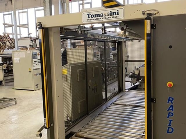 tomassini - rapid/c 100-130 dop - ligne de chargement et de déchargement per lavorazione legno