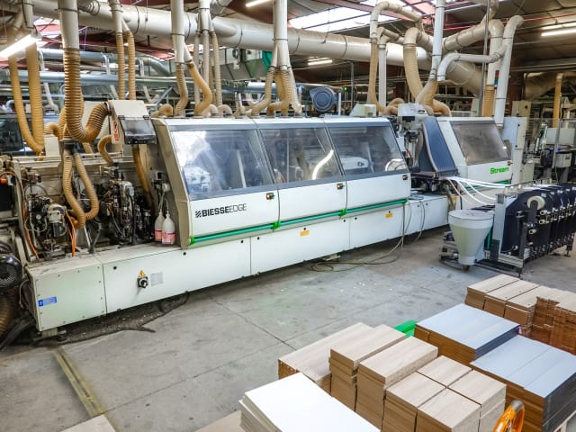 biesse - rbo - stream sb2 9.5 - ligne de façonnage–placage per lavorazione legno