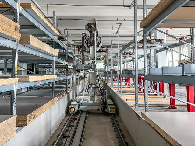 meinert - rbg - magazzino verticale per lavorazione legno