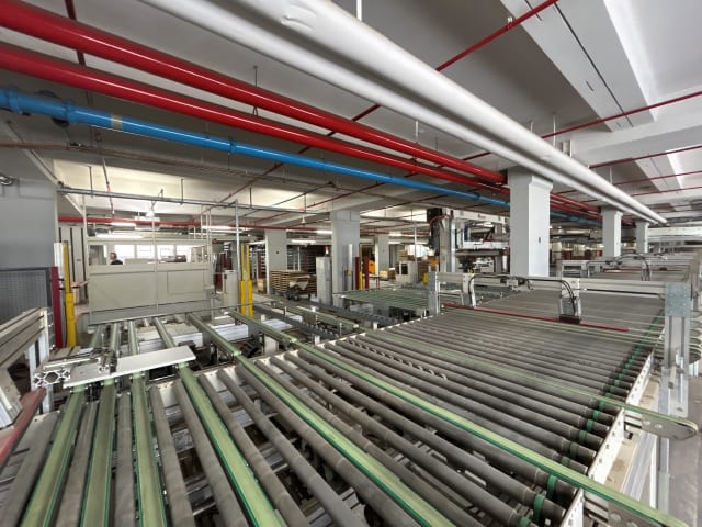 ima + schelling - combima system + ah6 - squaringedgebanding line per lavorazione legno