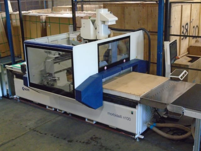 morbidelli - n100 cel 12d - cnc machine centres with flat table per lavorazione legno