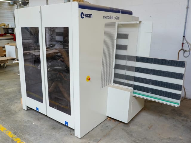 scm - morbidelli cx 200 - vertikale cnc bohrmaschine per lavorazione legno