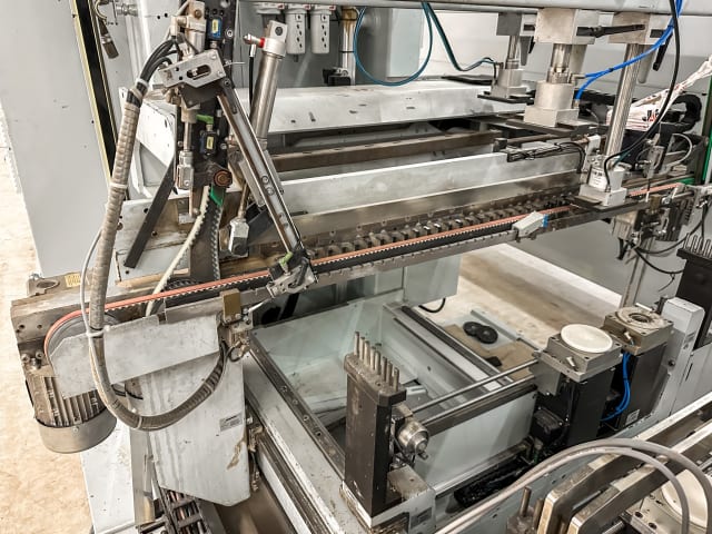 homag + weeke - bst 500+fpr620 - edge banding line for narrow pieces per lavorazione legno