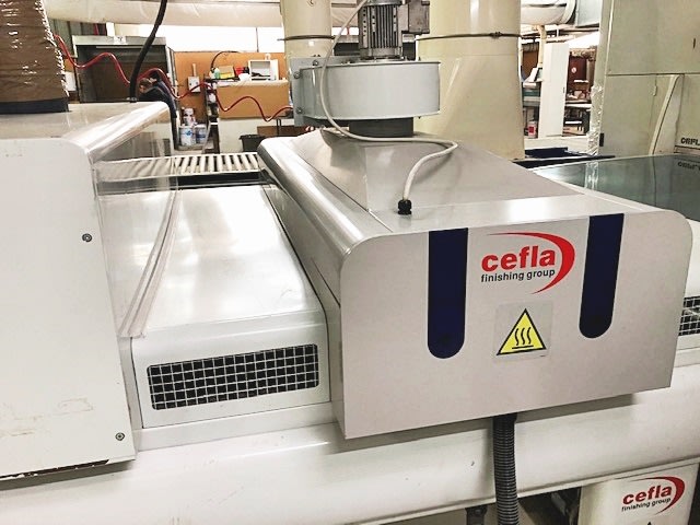 cefla - . - linea di verniciatura per lavorazione legno