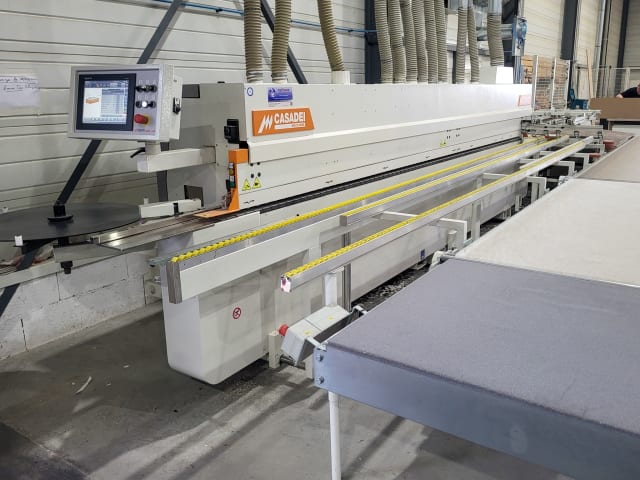 casadei - flexa 207 + spinner - single edgebanders with automation per lavorazione legno