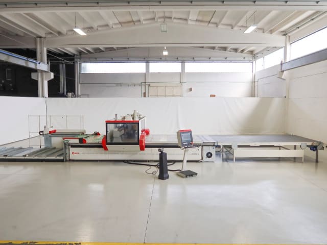 scm - pratix s-17 - cnc machine centres with flat table per lavorazione legno