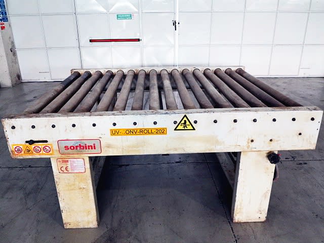 sorbini - transfer t/20-r - roller conveyors per lavorazione legno