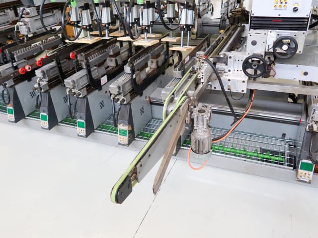 biesse - techno fdt - ligne de percage tourillonage per lavorazione legno