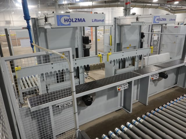 holzma + bargstedt - profi hkl + tsp - linea di sezionatura per lavorazione legno