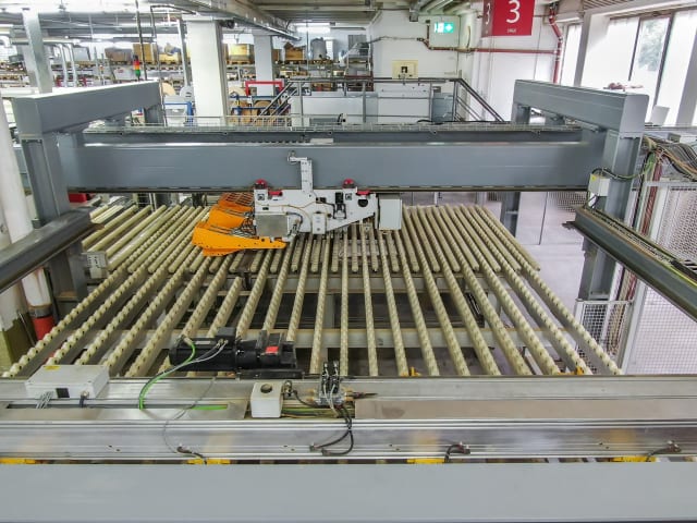 ima + schelling - ah 6 - beam panel saw with automatic warehouse per lavorazione legno