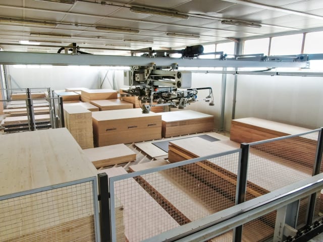 bargstedt + holzma - hpp 380/43/43 - sezionatrice con magazzino automatico per lavorazione legno