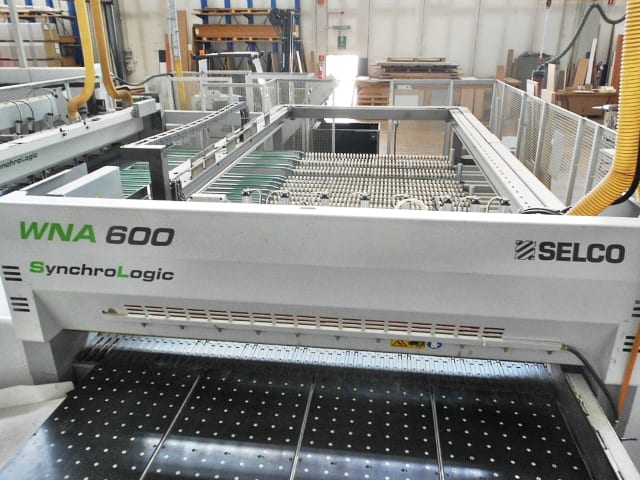 selco + rbo - wna 600 synchrologic - plattenzuschnittanlage und abstapelung per lavorazione legno