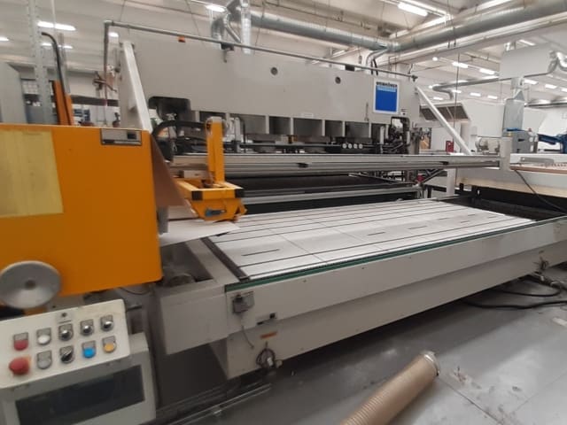 wemhoener + cefla - kt-m-15 + dualtech - linea di pressatura per lavorazione legno