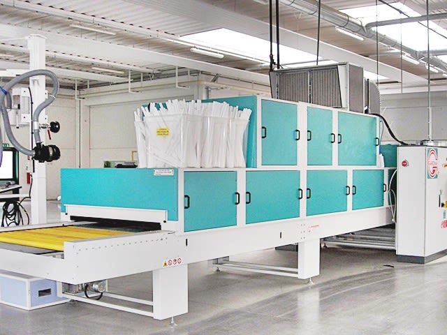 giardina - dualtech 301 - painting line per lavorazione legno