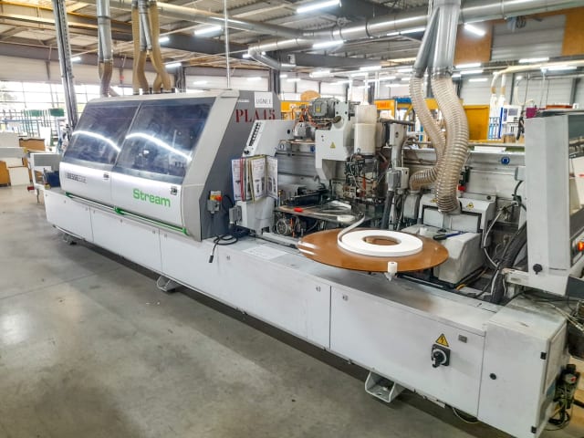 biesse + formetal - stream - single edgebanders with automation per lavorazione legno