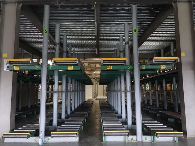 cmb - 2-layer idler roller conveyors - roller conveyors per lavorazione legno