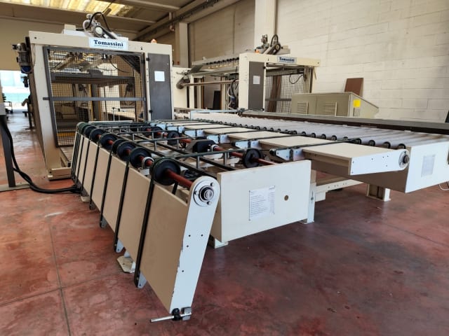 tomassini - rapid/c 100-130 dop - feeding and stacking lines per lavorazione legno