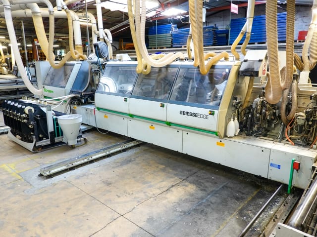 biesse - rbo - stream sb2 9.5 - ligne de façonnage–placage per lavorazione legno