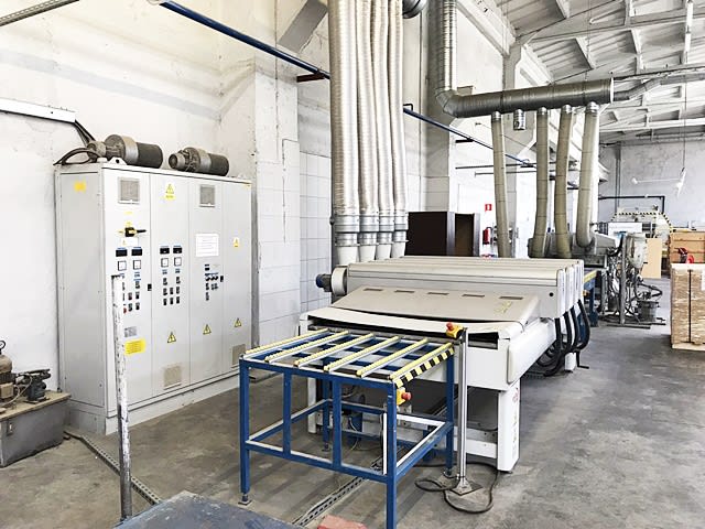 cefla - uv 2000 m4 - piece suszące per lavorazione legno