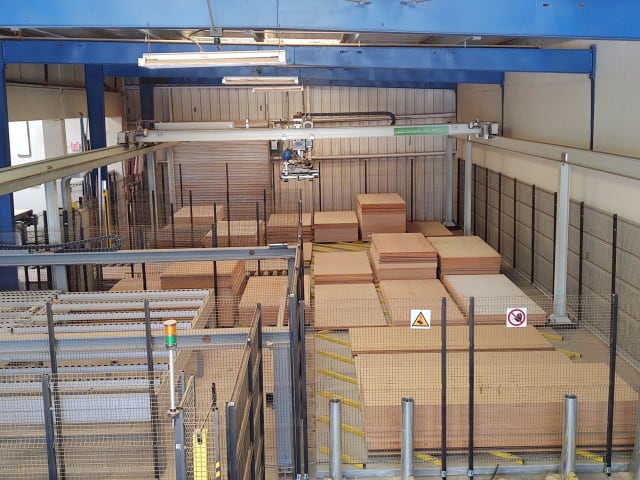 selco + rbo - wnt610 winstore 3dk2 - beam panel saws with automatic warehouse per lavorazione legno