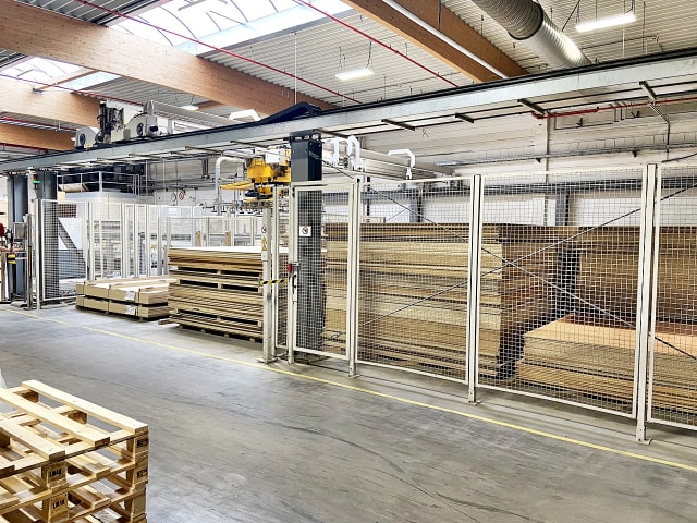 schelling - fh 4 430/220-p - beam panel saws with automatic warehouse per lavorazione legno