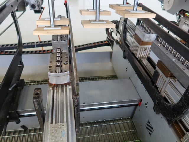 biesse - techno fdt - ligne de percage tourillonage per lavorazione legno