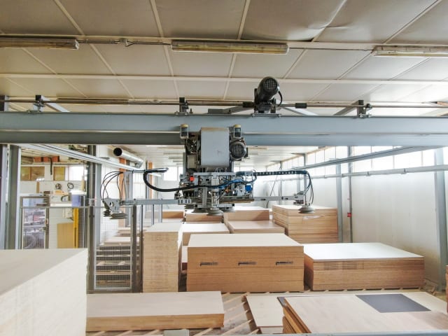 bargstedt + holzma - hpp 380/43/43 - sezionatrice con magazzino automatico per lavorazione legno