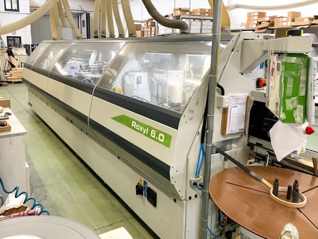 biesse - roxyl 6.0 - einseitige kantenanleimmaschine per lavorazione legno