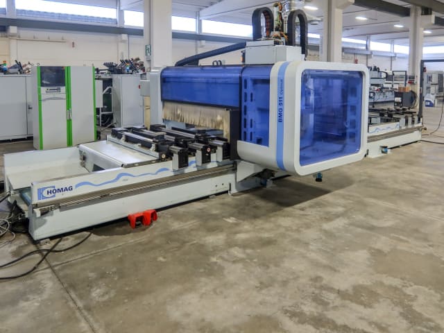 homag - optimat bmg 511/74/15/f/ap - 5 achs bearbeitungszentrum per lavorazione legno