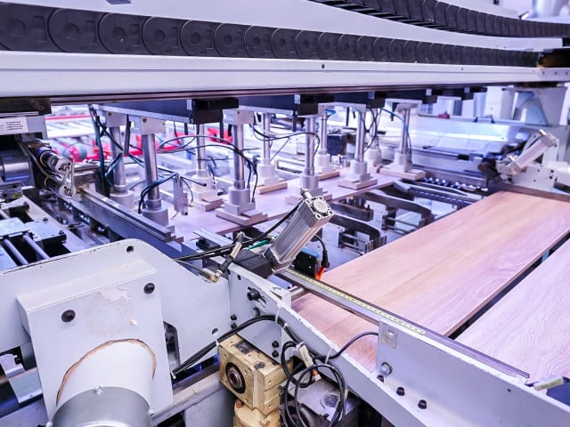 weeke - bst 500 - durchlaufbohrmaschine per lavorazione legno