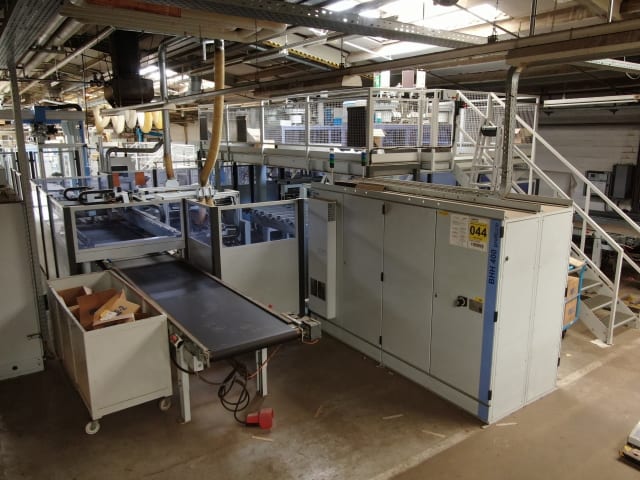 bargstedt + weeke - tbp411+bhh - 钻孔与嵌入生产线 per lavorazione legno