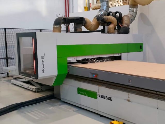 biesse - rover s 1536 ft - centre dusinage avec table nesting per lavorazione legno