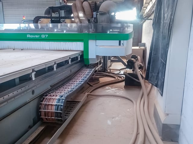 biesse - rover g 714 - cnc machine centres with flat table per lavorazione legno
