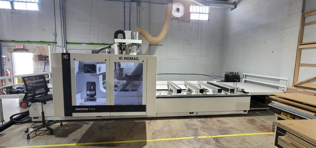 homag - centateq p310 -bmg 310/42/f/k - 5 axis cnc routers per lavorazione legno