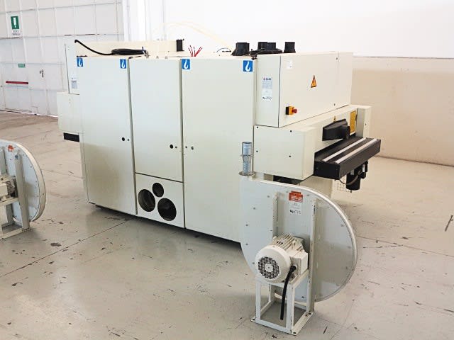 scm - 50 rr-rr 130 - kalibrier und schleifanlage per lavorazione legno