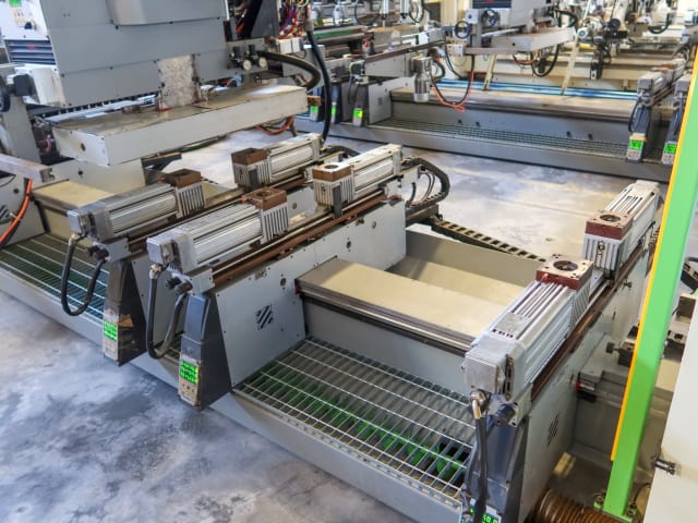 biesse - techno fdt - ligne de percage tourillonage per lavorazione legno