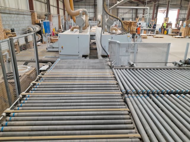 homag + ligmatech - kfl 525 + kfl 526 - squaringedgebanding lines per lavorazione legno