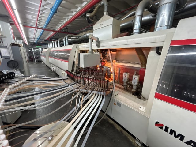 ima + schelling - combima system + ah6 - squaringedgebanding line per lavorazione legno